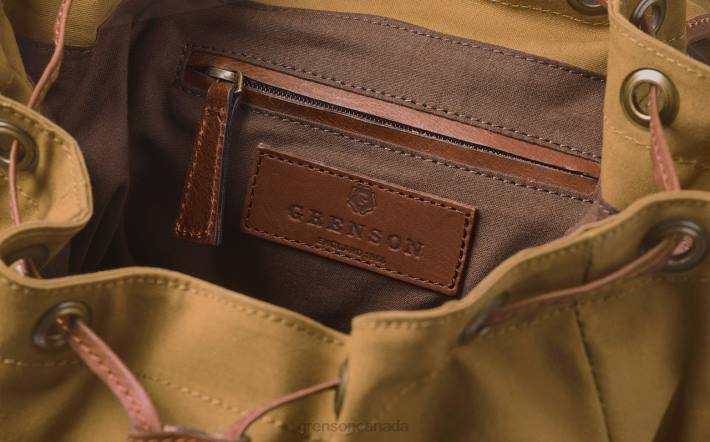 LARGE BACKPACK Khaki 280D511 Unisex Grenson Accessories