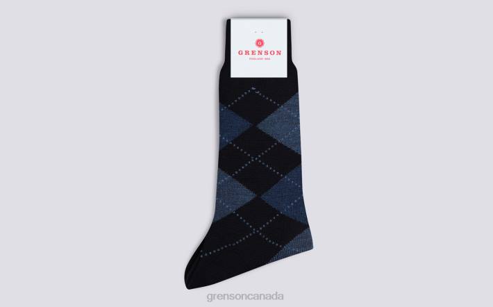 ARGYLE SOCK Navy 280D450 Men Grenson Accessories
