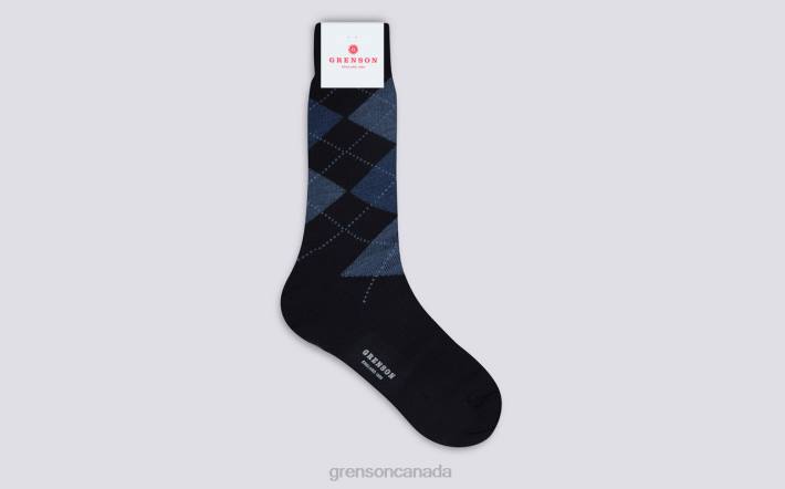 ARGYLE SOCK Navy 280D450 Men Grenson Accessories
