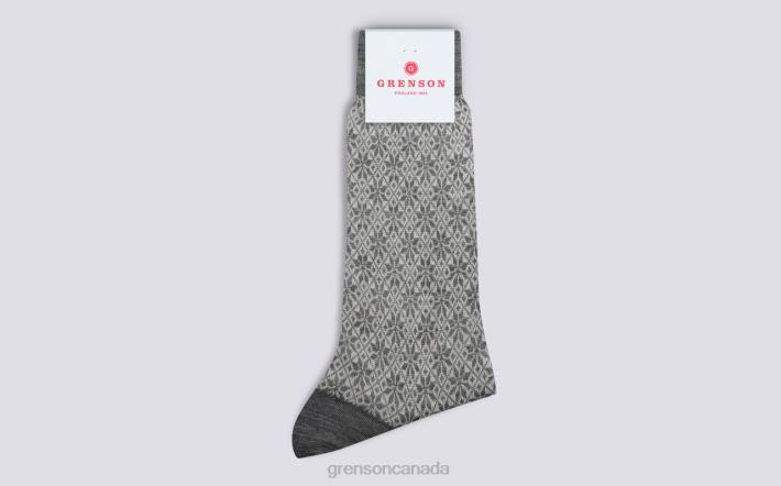 FAIRISLE SNOWFLAKE SOCK Grey 280D470 Women Grenson Accessories