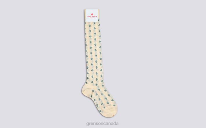 FLOWER SOCK Cream 280D478 Women Grenson Accessories