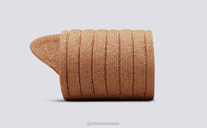 GLITTER RIB SOCK Honey 280D471 Women Grenson Accessories