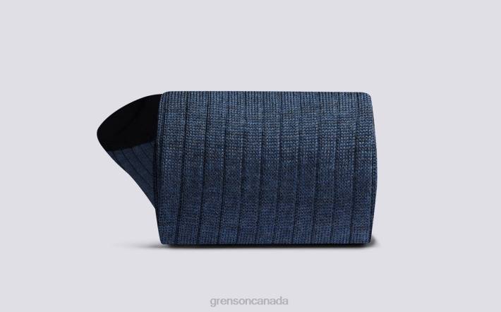 HEEL/TOE SOCK Blue 280D452 Men Grenson Accessories