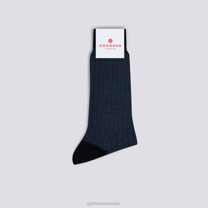 HEEL/TOE SOCK Blue 280D452 Men Grenson Accessories