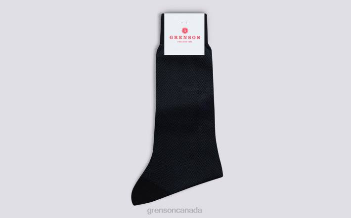 HERRINGBONE SOCK Navy 280D492 Men Grenson Accessories