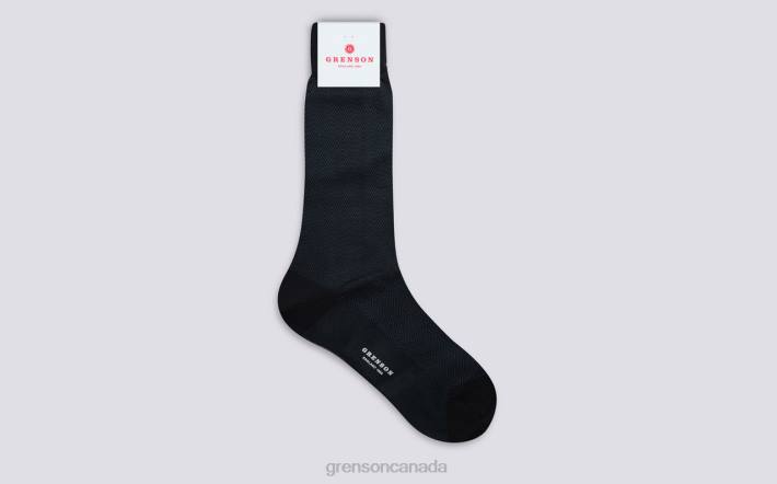HERRINGBONE SOCK Navy 280D492 Men Grenson Accessories
