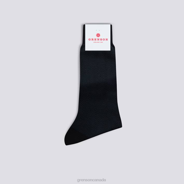 HERRINGBONE SOCK Navy 280D492 Men Grenson Accessories