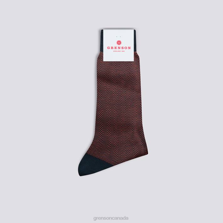 HERRINGBONE SOCK Pink 280D493 Men Grenson Accessories