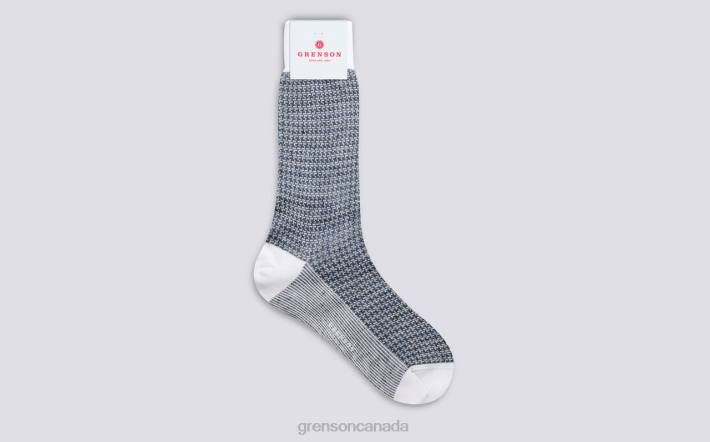 MINI BLOCK CHAIN SOCK Blue 280D490 Men Grenson Accessories