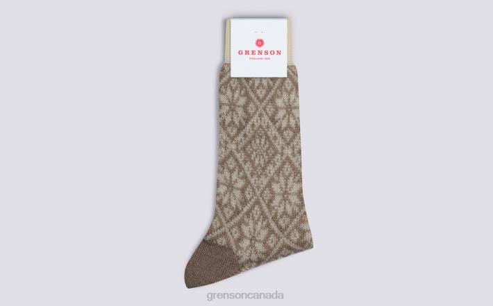 NORDIC SOCK Ecru 280D509 Women Grenson Accessories