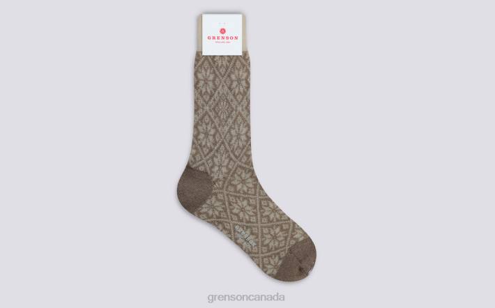 NORDIC SOCK Ecru 280D509 Women Grenson Accessories