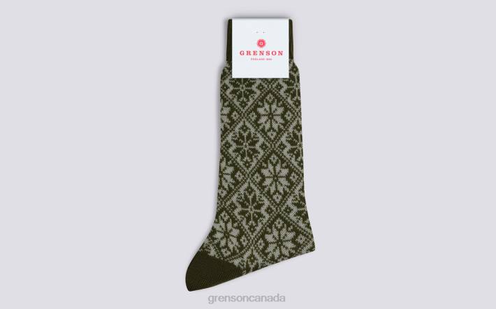 NORDIC SOCK Khaki 280D454 Men Grenson Accessories