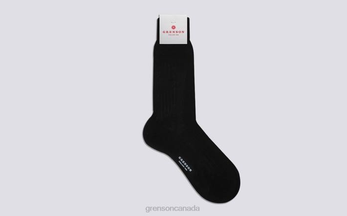 PLAIN RIB SOCK Black 280D460 Men Grenson Accessories