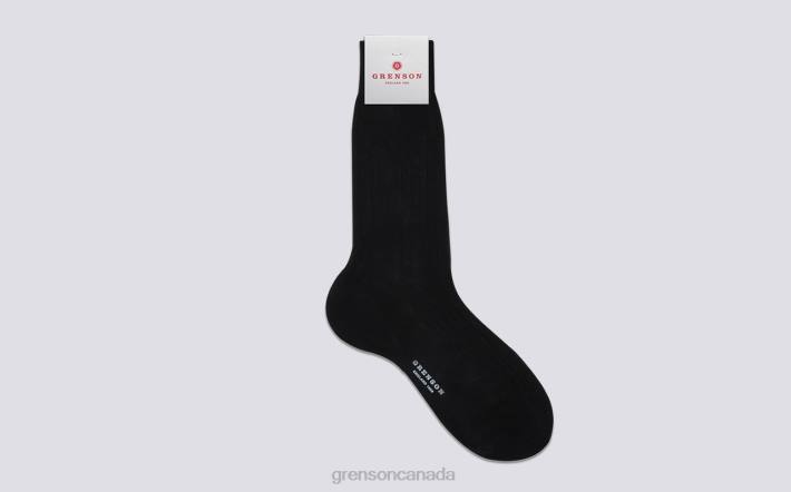 PLAIN RIB SOCK Navy 280D458 Men Grenson Accessories
