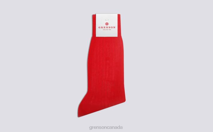 PLAIN RIB SOCK Red 280D459 Men Grenson Accessories