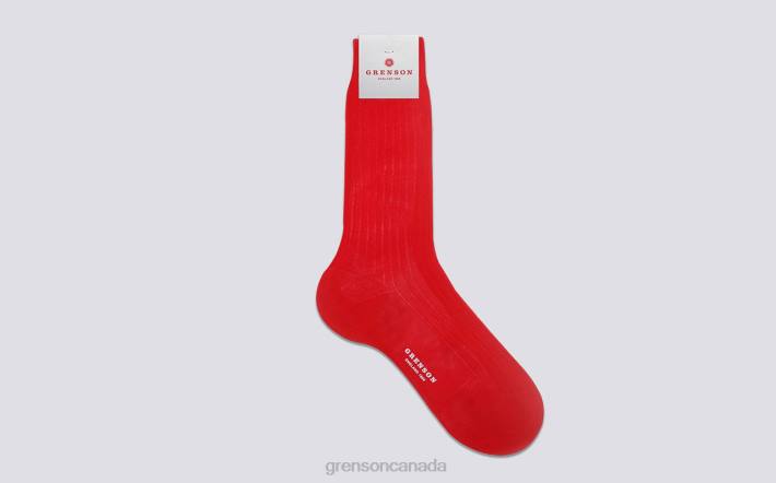 PLAIN RIB SOCK Red 280D459 Men Grenson Accessories