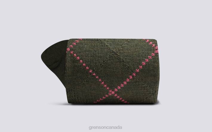 SIMPLE ARGYLE SOCK Green 280D463 Men Grenson Accessories