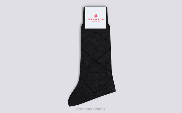 SIMPLE ARGYLE SOCK Grey 280D464 Men Grenson Accessories