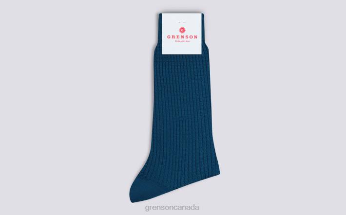 WAFFLE SOCK Teal 280D467 Men Grenson Accessories
