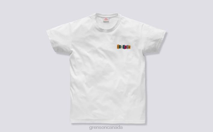 MULTI BLOCK T-SHIRT White 280D528 Unisex Grenson Clothes