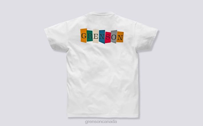 MULTI BLOCK T-SHIRT White 280D528 Unisex Grenson Clothes