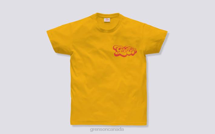 SCRIPT T-SHIRT Yellow 280D525 Unisex Grenson Clothes