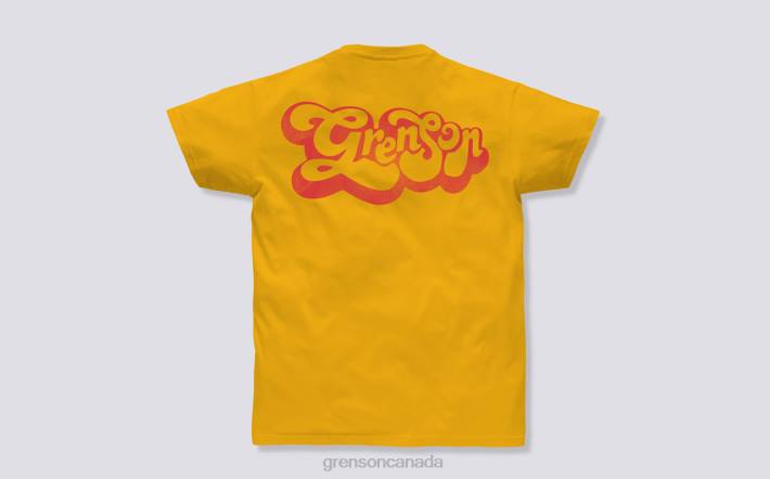 SCRIPT T-SHIRT Yellow 280D525 Unisex Grenson Clothes
