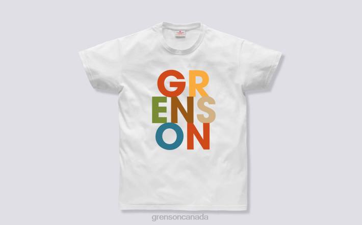 TEXT T-SHIRT White 280D527 Unisex Grenson Clothes