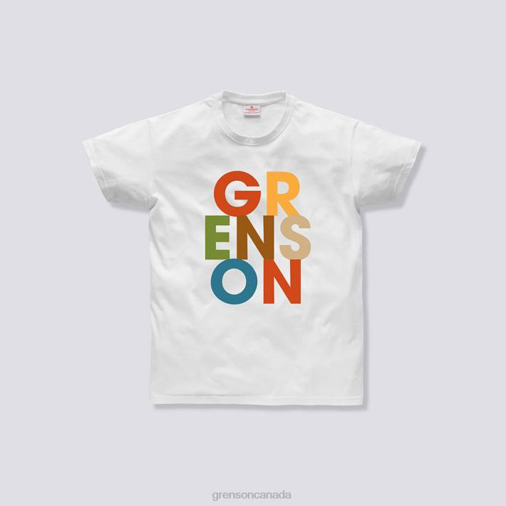 TEXT T-SHIRT White 280D527 Unisex Grenson Clothes