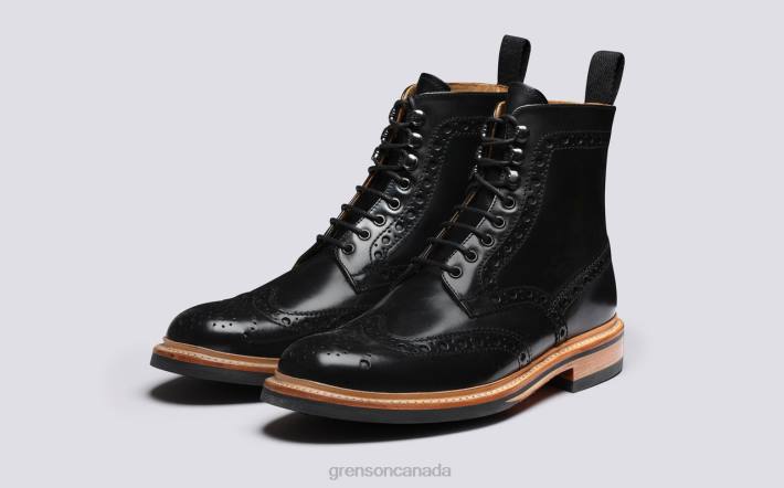 FRED Black 280D16 Men Grenson Boots
