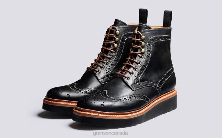 FRED Black 280D30 Men Grenson Boots