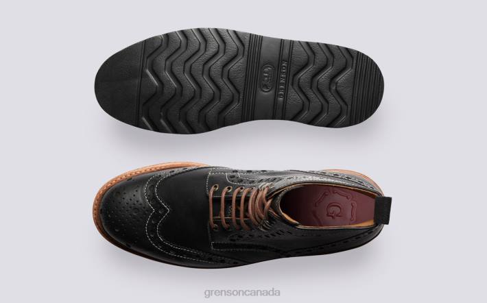 FRED Black 280D30 Men Grenson Boots