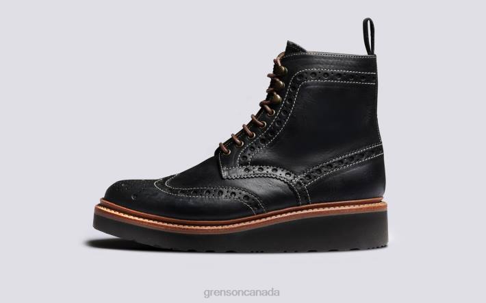 FRED Black 280D30 Men Grenson Boots