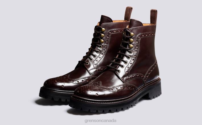 FRED Brown 280D32 Men Grenson Boots