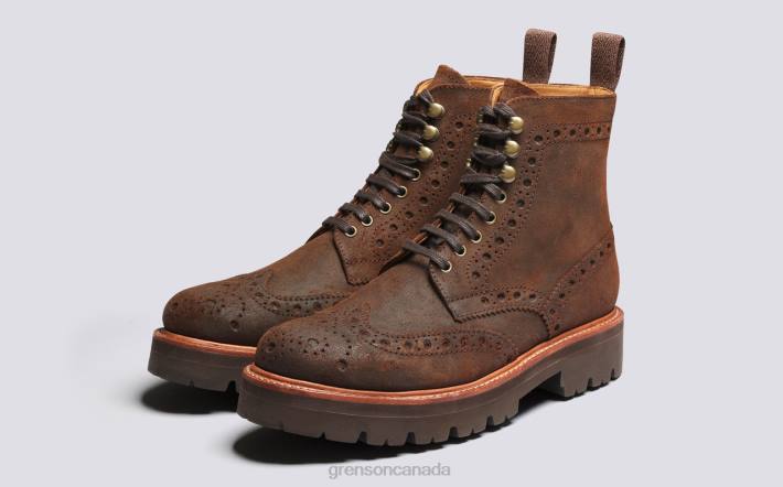 FRED Brown 280D54 Men Grenson Boots