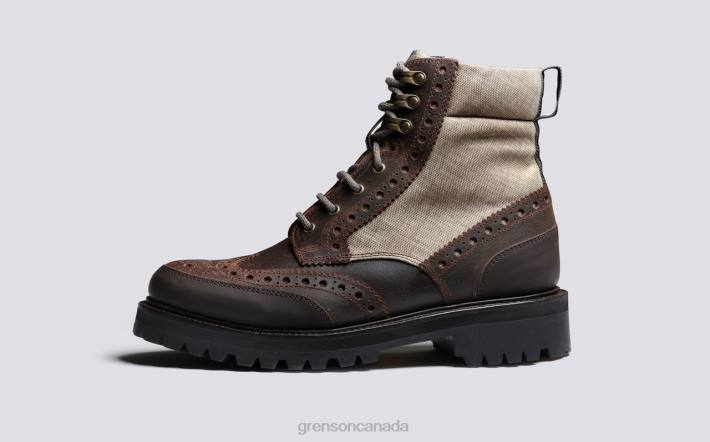 FRED TECH Brown 280D29 Men Grenson Boots