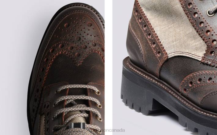 FRED TECH Brown 280D29 Men Grenson Boots