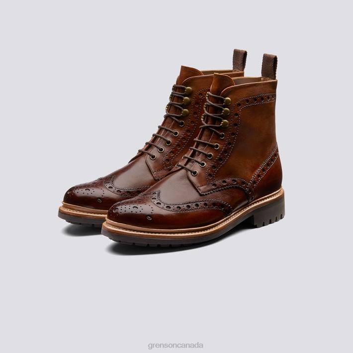 FRED Tan 280D34 Men Grenson Boots