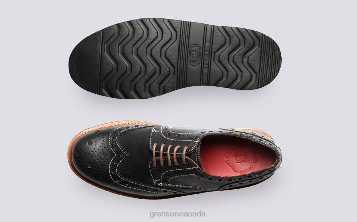 ARCHIE Black 280D115 Men Grenson Brogues Shoes