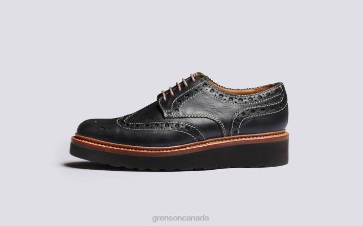 ARCHIE Black 280D115 Men Grenson Brogues Shoes