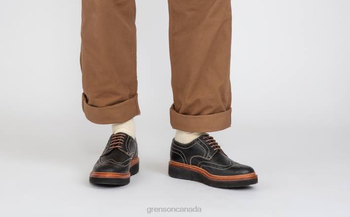 ARCHIE Black 280D115 Men Grenson Brogues Shoes