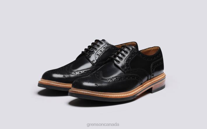 ARCHIE Black 280D117 Men Grenson Brogues Shoes