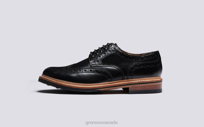 ARCHIE Black 280D117 Men Grenson Brogues Shoes