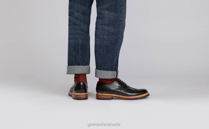 ARCHIE Black 280D117 Men Grenson Brogues Shoes