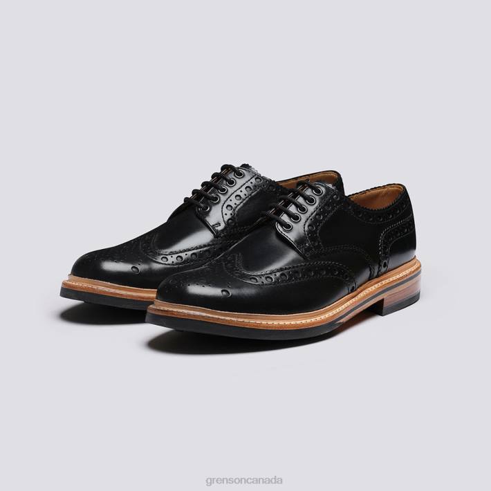 ARCHIE Black 280D117 Men Grenson Brogues Shoes
