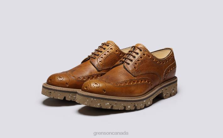 ARCHIE Brown 280D109 Men Grenson Brogues Shoes