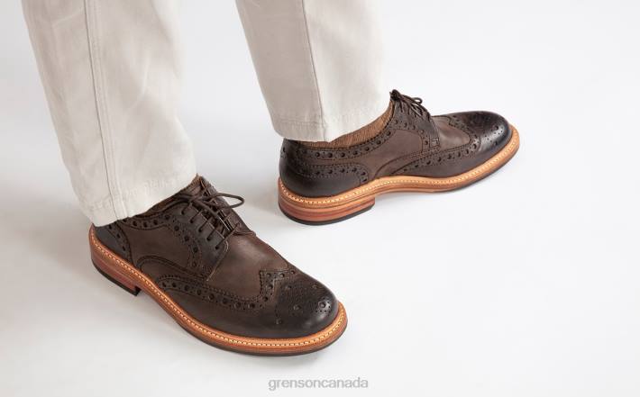 ARCHIE Brown 280D113 Men Grenson Brogues Shoes