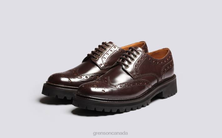 ARCHIE Brown 280D114 Men Grenson Brogues Shoes