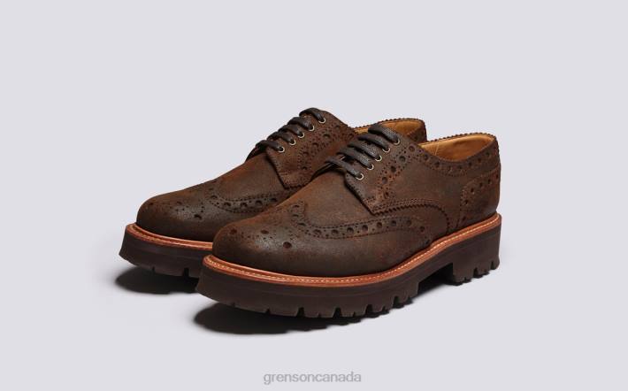 ARCHIE Brown 280D122 Men Grenson Brogues Shoes