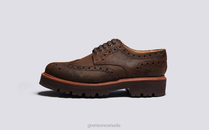 ARCHIE Brown 280D122 Men Grenson Brogues Shoes